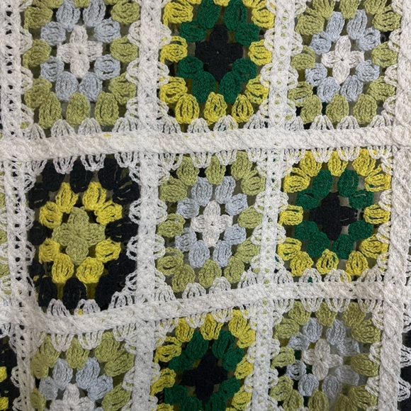 Zara Men's Colorful Crochet Button Down Shirt - Picture 6 of 6